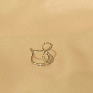 Sterling Silver Diamond Ring